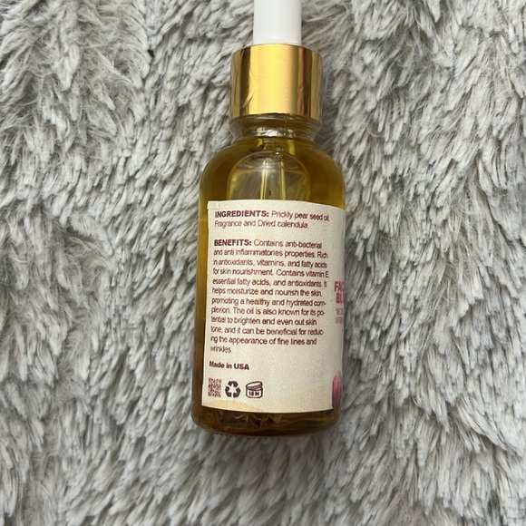 Prickly Pear Seed Facial Dessert Elixir, a handcrafted oil infused - Picture 4 of 4